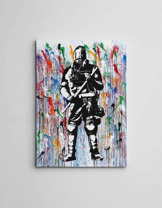 Wallity Lienzo Decorativo Banksy WY131 (50 x 70 cm) Wallity Lienzo Decorativo Banksy WY131 (50 x 70 cm)